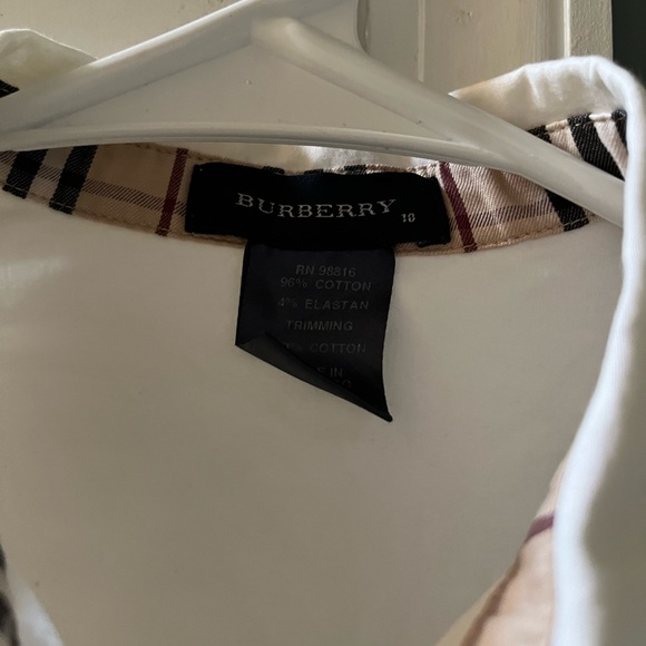 Girl”s Burberry Shirt - Picture 4 of 8